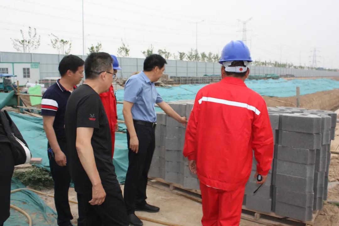 “高标准、严要求”全力抓好重点工程推进 | 中化华油领导班子一行赴七星渠项目现场指导工作