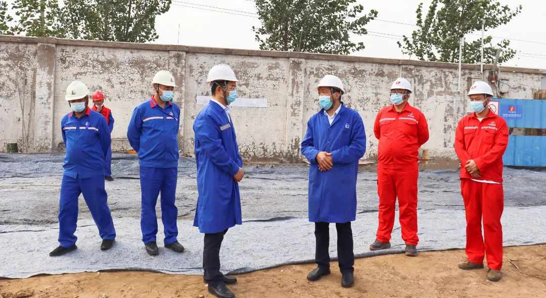 奋战2022 | 集团公司总经理荣若忠一行到汤阴油库项目调研工作 为党的二十大胜利召开保驾护航