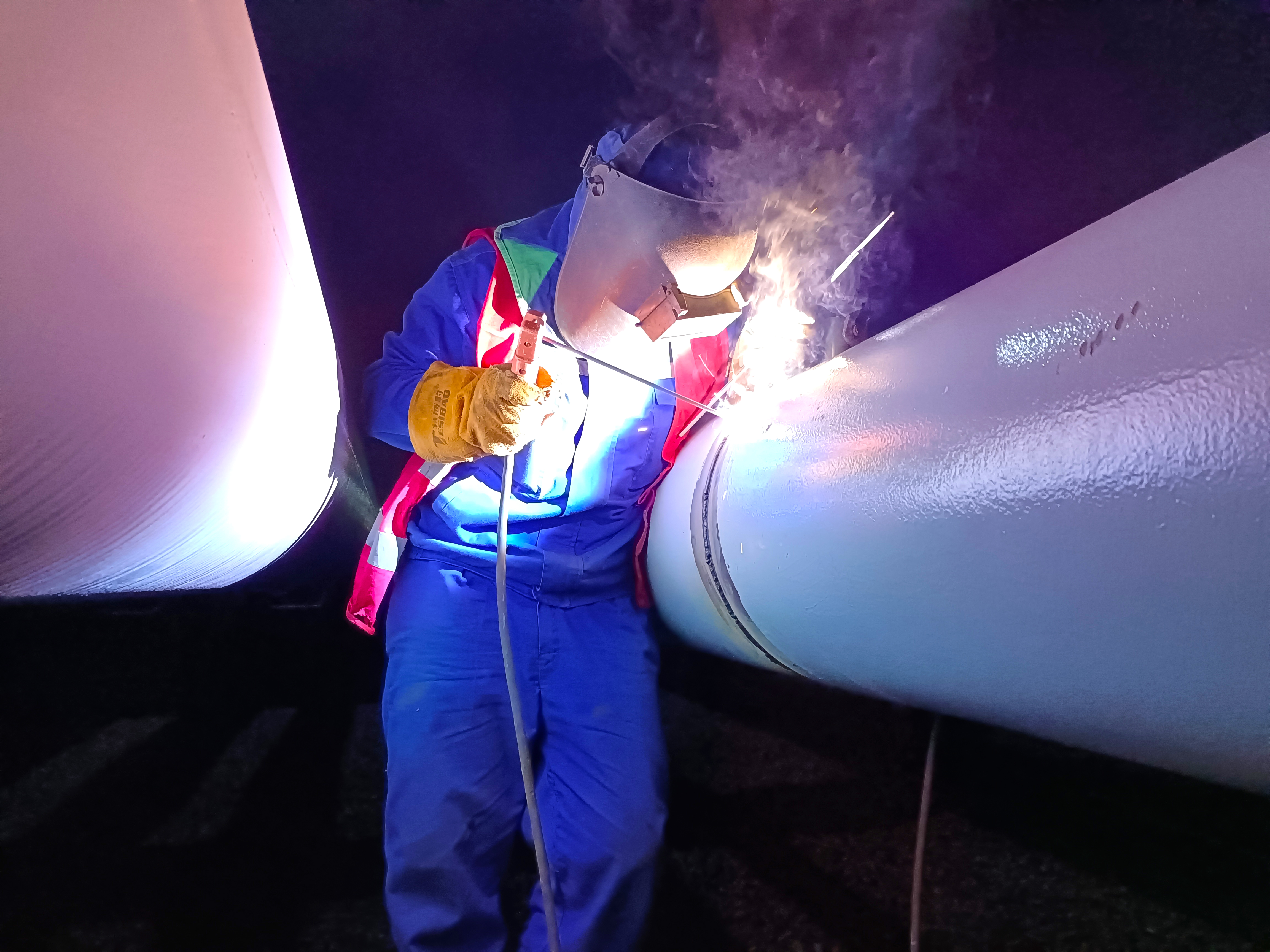 标准看得见丨中化华油华德油库管道更换进行中